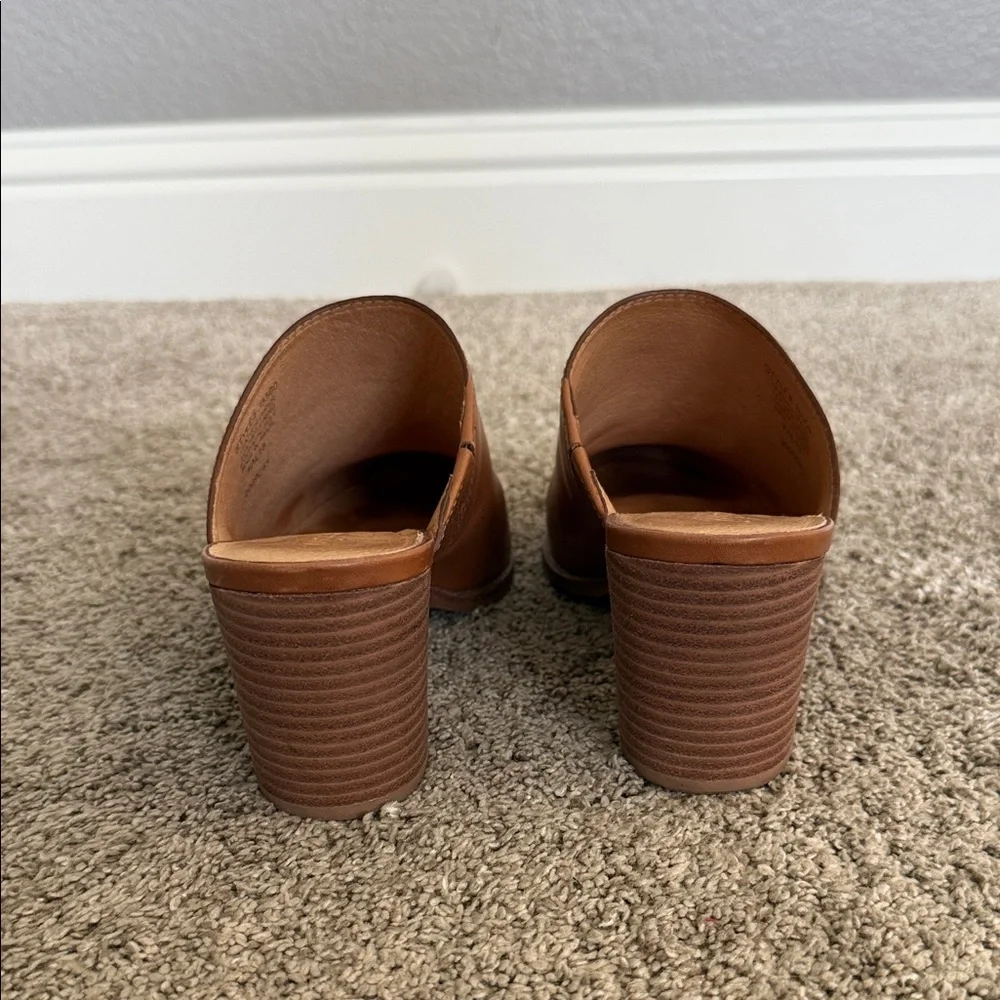 Madewell Brown Leather Mules - Picture 4 of 7